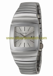Rado Watches : R13720122 Quartz Silver Dial Date Ceramic 32.4mm Men Watch