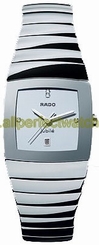 Rado Watches : R13720702 Quartz Platinum Ceramic Silver Dial Platinum Ceramic Band Men Watch