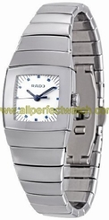 Rado Watches : R13722102 Quartz Platinum Ceramic Silver Dial Platinum Ceramic Band Women Watch