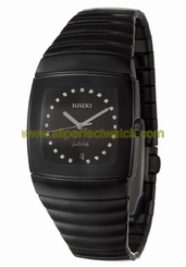 Rado Watches : R13723732 Black Dial Ceramic Band Men Watch