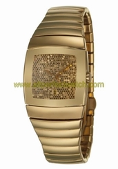 Rado Watches : R13774252 Gold Dial Ceramic Band Men Watch
