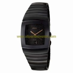 Rado Watches : R13818732 Quartz Diamond Pave Dial Black Ceramic Men Watch