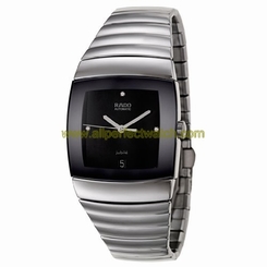 Rado Watches : R13875712 Automatic Black Diamond Dial Date Ceramos Men Watch