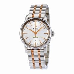 Rado Watches : R14050103 Silver Dial Fixed Stainless Steel Band Men Watch