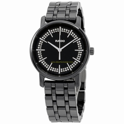 Rado Watches : R14063727 Black Dial Ceramic Band Women Watch