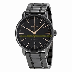 Rado Watches : R14073162 Automatic Black Dial Date Ceramic Men Watch