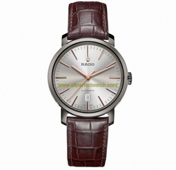 Rado Watches : R14074106 Automatic Analog Date Brown Leather Men Watch