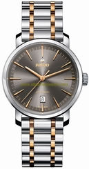 Rado Watches : R14077103 Automatic Gray Dial Date Two Tone Stainless Steel Men Watch