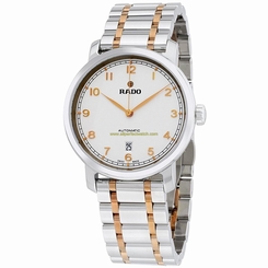 Rado Watches : R14077133 White Dial Stainless Steel Band Men Watch