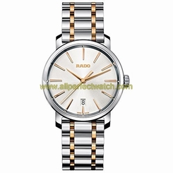 Rado Watches : R14078103 Quartz Analog Date Two Tone Stainless Steel Men Watch