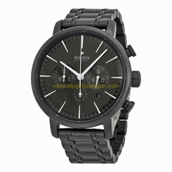 Rado Watches : R14090192 Automatic Chronograph Date Black Ceramic Men Watch