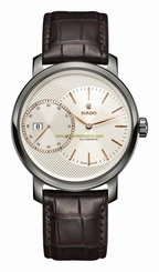 Rado Watches : R14129116 White Clou De Paris Pattern Dial Plasma High-tech Ceramic Band Men Watch