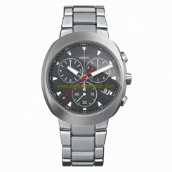 Rado Watches : R15937153 Quartz Chronograph Black Dial Stainless Steel Men Watch