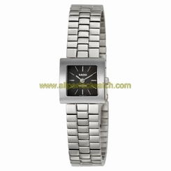 Fake AAA Rado Watches : R18682183 Quartz Black Dial Stainless Steel Women Watch Watch