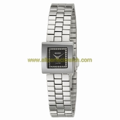 Rado Watches : R18682723 Black Dial Stainless Steel Band Women Watch