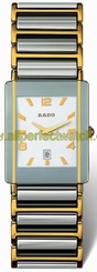 Rado Watches : R20282232 Quartz Platinum Tone/gold Silver Dial Platinum Tone/gold Band Men Watch