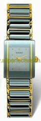 Rado Watches : R20383142 Quartz Platinum Ceramic/gold Silver Dial Platinum Ceramic/gold Band Women Watch