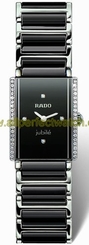 Rado Watches : R20430712 Quartz Black Ceramic/steel Black Dial Black Ceramic/steel Band Women Watch