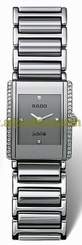Rado Watches : R20430722 Quartz Platinum Ceramic/steel Silver Dial Platinum Ceramic/steel Band Women Watch