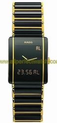 Rado Watches : R20456152 Quartz Black Ceramic/gold Black Dial Black Ceramic/gold Band Men Watch
