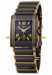 Rado Watches : R20592152 Quartz Black Ceramic/gold Black Dial Black Ceramic/gold Band Men Watch