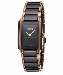 Rado Watches : R20612152 Black Dial Stainless Steel Band Women Watch