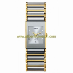 Rado Watches : R20749702 Quartz Diamonds Silver Dial Ceramic 23mm Women Watch