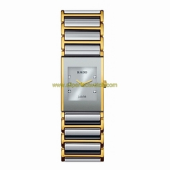 Rado Watches : R20750702 Quartz Diamonds Silver Dial Ceramic 19mm Women Watch