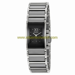Rado Watches : R20784179 Quartz Black Dial Stainless Steel and Ceramos Men Watch