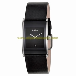 Rado Watches : R20785165 Quartz Analog Date Black Leather Women Watch