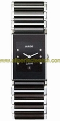 Rado Watches : R20785752 Quartz Black Ceramic/steel Black Dial Black Ceramic/steel Band Women Watch