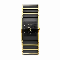 Rado Watches : R20787752 Black Dial Ceramic Band Men Watch
