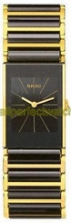 Rado Watches : R20789162 Quartz Black Ceramic/gold Black Dial Black Ceramic/gold Band Women Watch