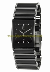 Fake AAA Rado Watches : R20853152 Automatic Black Dial Stainless Steel and Ceramic 27mm Men Watch Watch