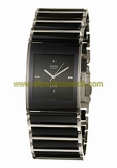 Rado Watches : R20853702 Automatic Diamonds Black Dial Stainless Steel and Ceramic Men Watch