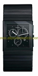 Rado Watches : R21715152 Quartz Black Ceramic Black Dial Black Ceramic Band Men Watch