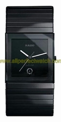 Rado Watches : R21716702 Quartz Black Ceramic Black Dial Black Ceramic Band Men Watch