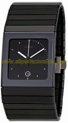 Rado Watches : R21717152 Quartz Black Ceramic Black Dial Black Ceramic Band Men Watch