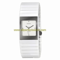 Rado Watches : R21982702 Quartz White Diamonds Dial White Ceramic 27mm Women Watch