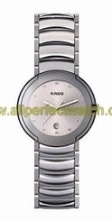 Rado Watches : R22593102 Quartz Platinum Ceramic/steel Silver Dial Platinum Ceramic/steel Band Men Watch