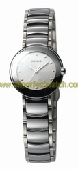 Rado Watches : R22594102 Quartz Platinum Ceramic/steel Silver Dial Platinum Ceramic/steel Band Women Watch