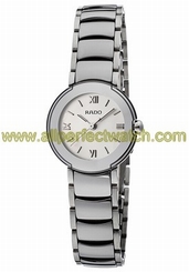 Rado Watches : R22594112 Quartz Platinum Ceramic/steel White Dial Platinum Ceramic/steel Band Women Watch