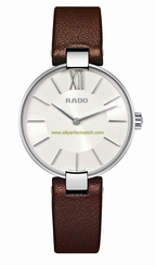 Rado Watches : R22850015 Quartz Analog Brown Leather Women Watch
