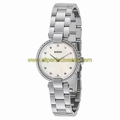 Rado Watches : R22858923 White Dial Stainless Steel Band Women Watch