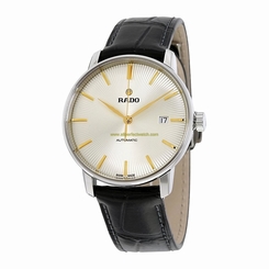 Rado Watches : R22860105 Automatic Date Black Leather Unisex Watch