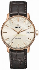 Rado Watches : R22861115 Champagne Dial Fixed Rose Gold Pvd Band Men Watch