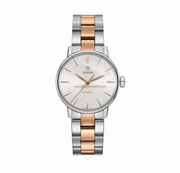 Rado Watches : R22862022 White Dial Fixed Stainless Steel Band Women Watch