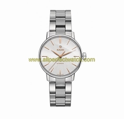Rado Watches : R22862023 Silver Dial Fixed Stainless Steel Band Women Watch