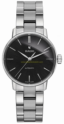 Rado Watches : R22862153 Black Dial Stainless Steel Band Men Watch