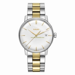 Rado Watches : R22864032 White Dial Fixed Stainless Steel Band Men Watch